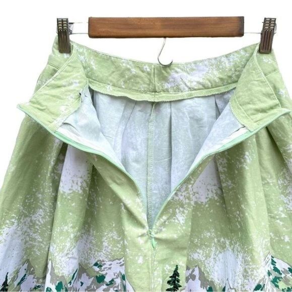 Modcloth Sucrefas Alpine Mountain Printed Skirt, size S - Picture 11 of 11